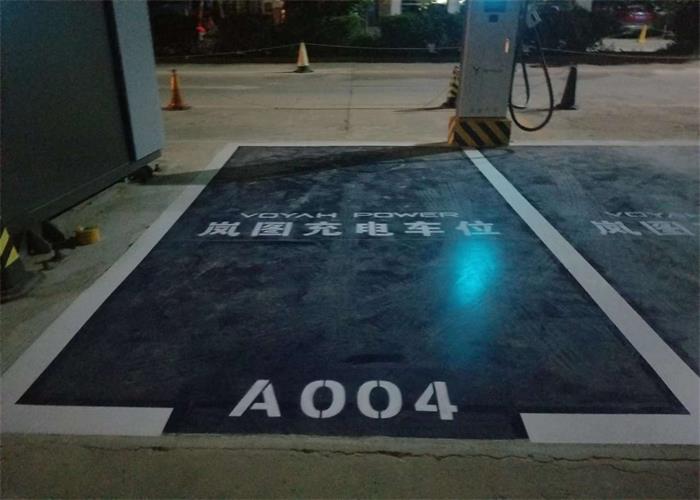 石家莊4s店停車(chē)位環(huán)氧施工收尾中！